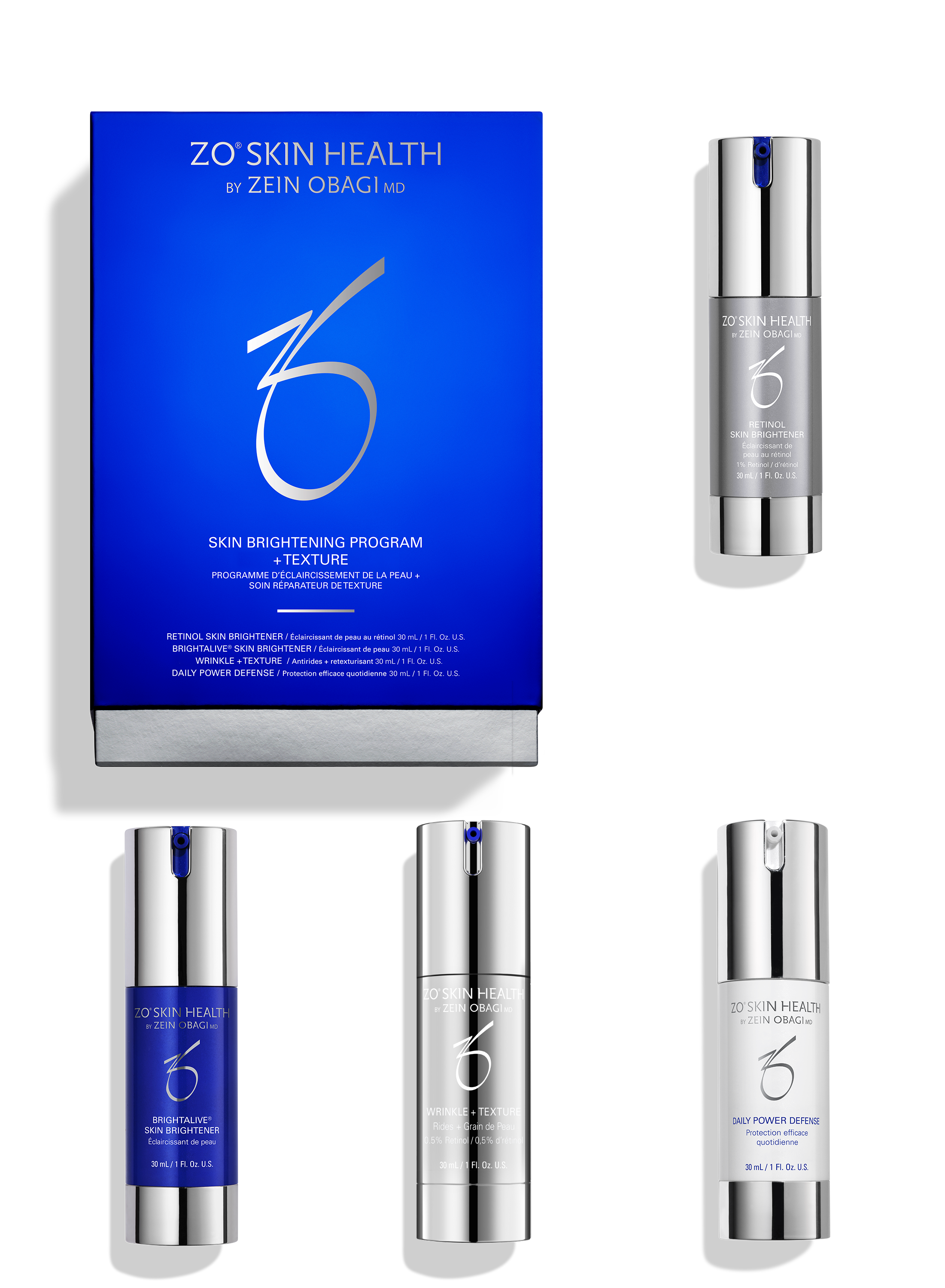 ZO Skin Health Skin Brightening + Texture Kit